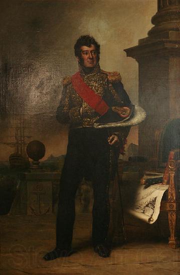 Jean-Baptiste Paulin Guerin Admiral Laurent Jean Francois Truguet Spain oil painting art